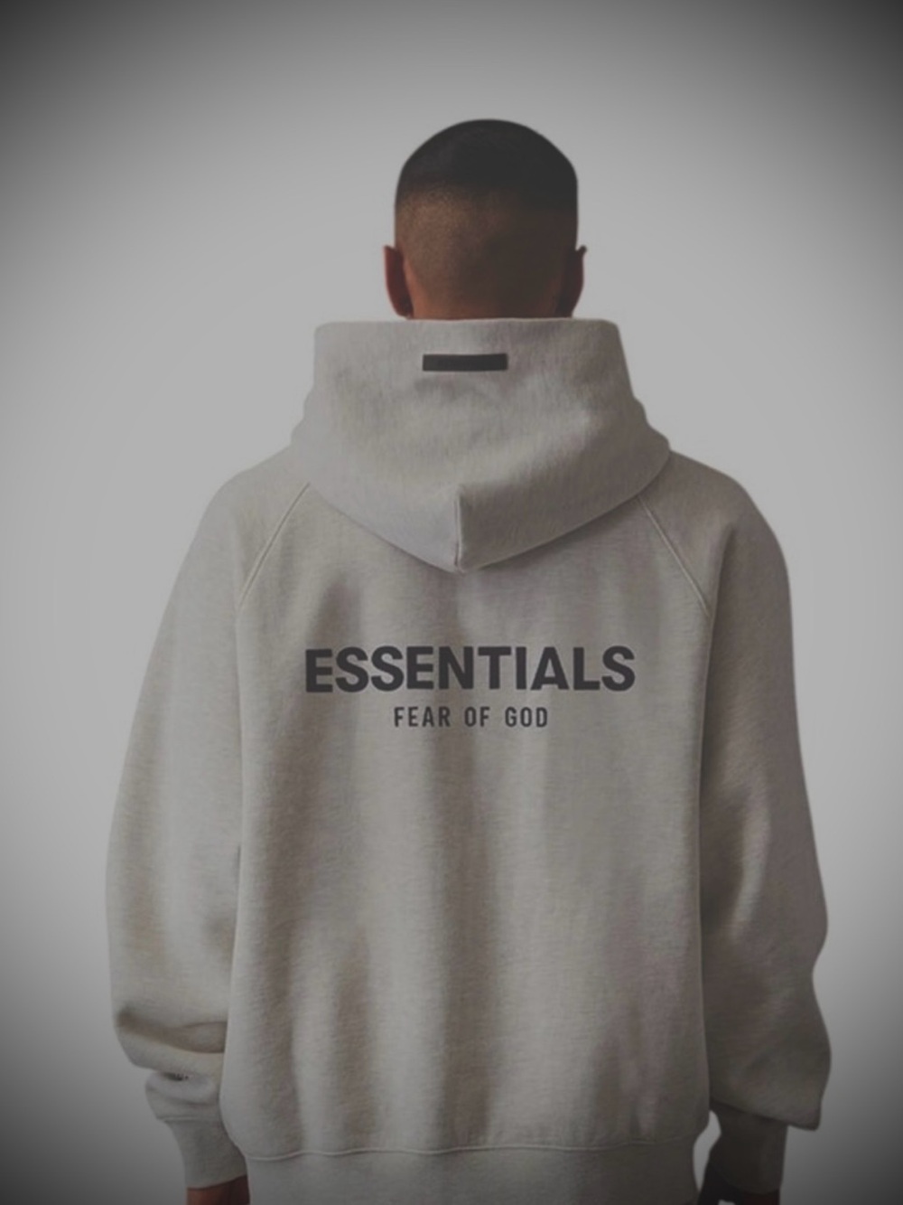 🆕 Fear of God ESSENTIALS Light Oatmeal Hoodie Medium Oversized Unisex